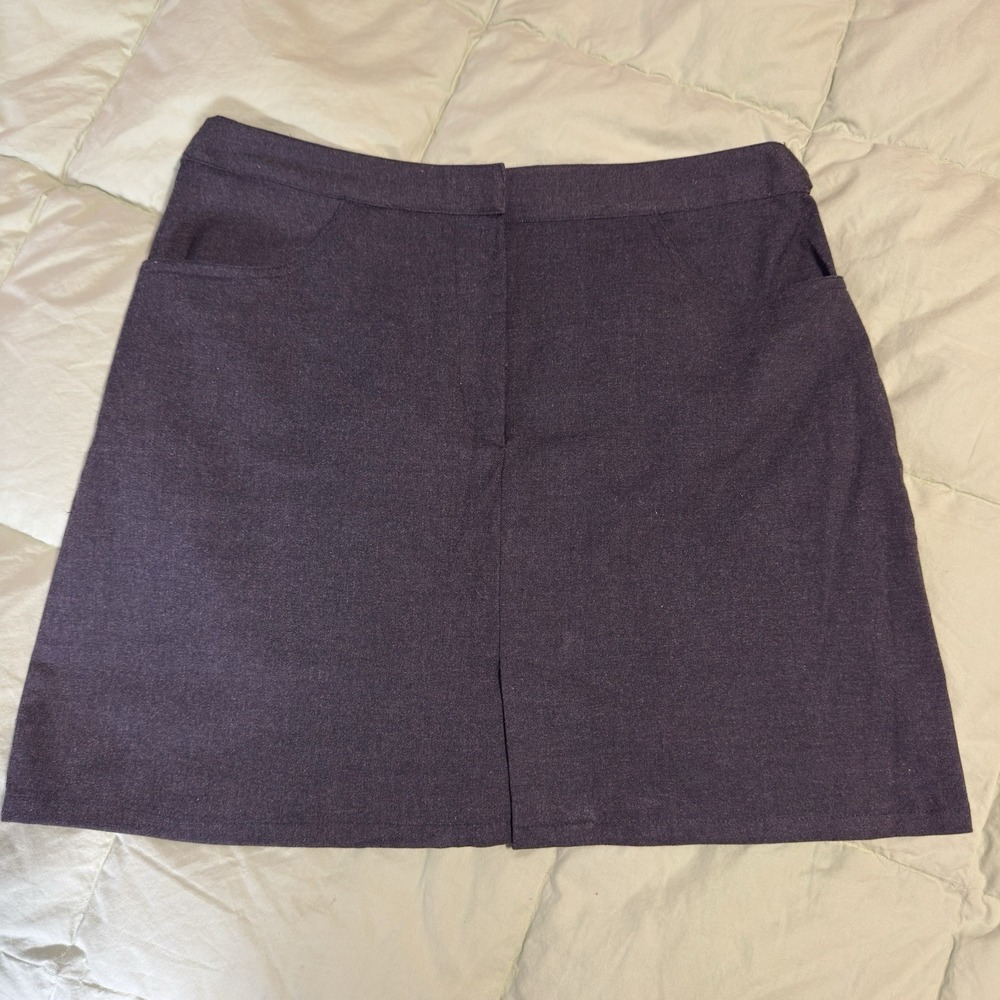 AEO American Eagle Outfitters Womens Mini Skirt Gray Size 14